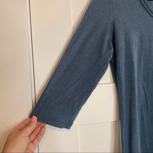 Garnet Hill Blue Dress Size Small - Picture 10 of 11